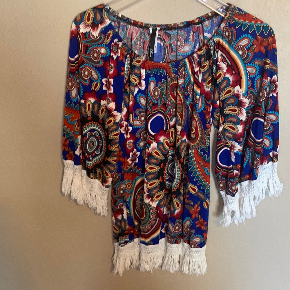 Small Boho Multicolor Top - Bellamie